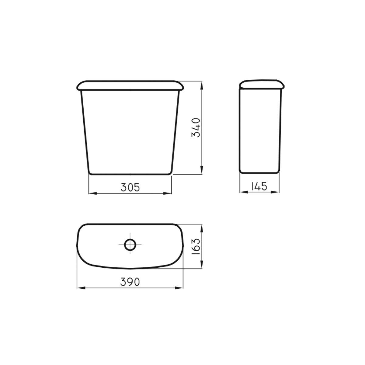 FERRUM ANDINA DEPOSITO COLGAR DESC DUAL DAW6C AND-DP-015-BL