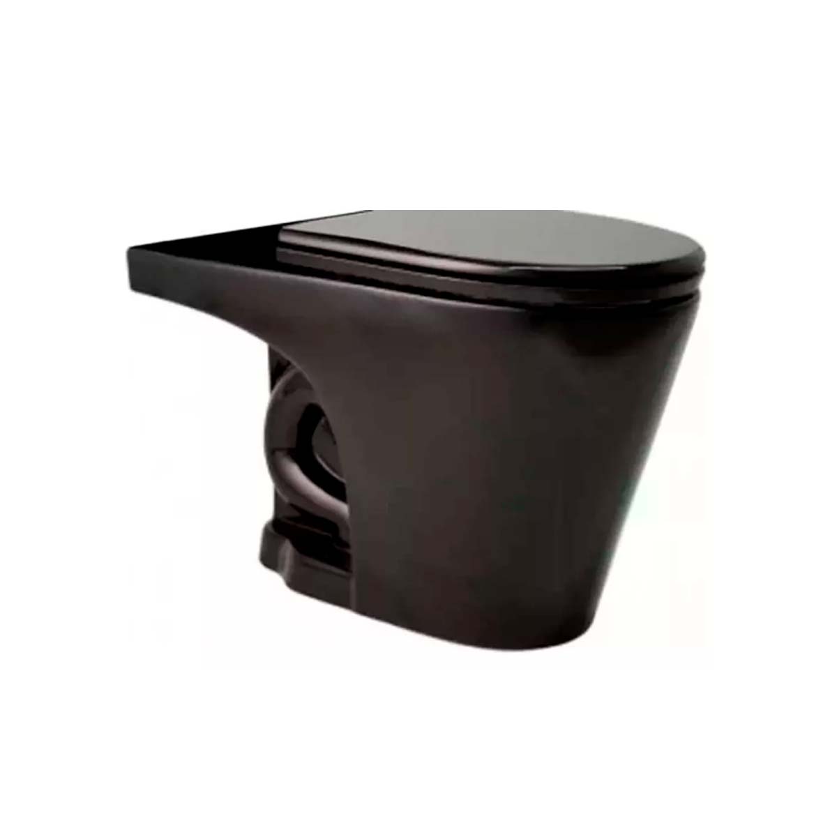 FERRUM MARINA INODORO LARGO 6LTS NEGRO IHLMJ-N MAR-IN-007-NE