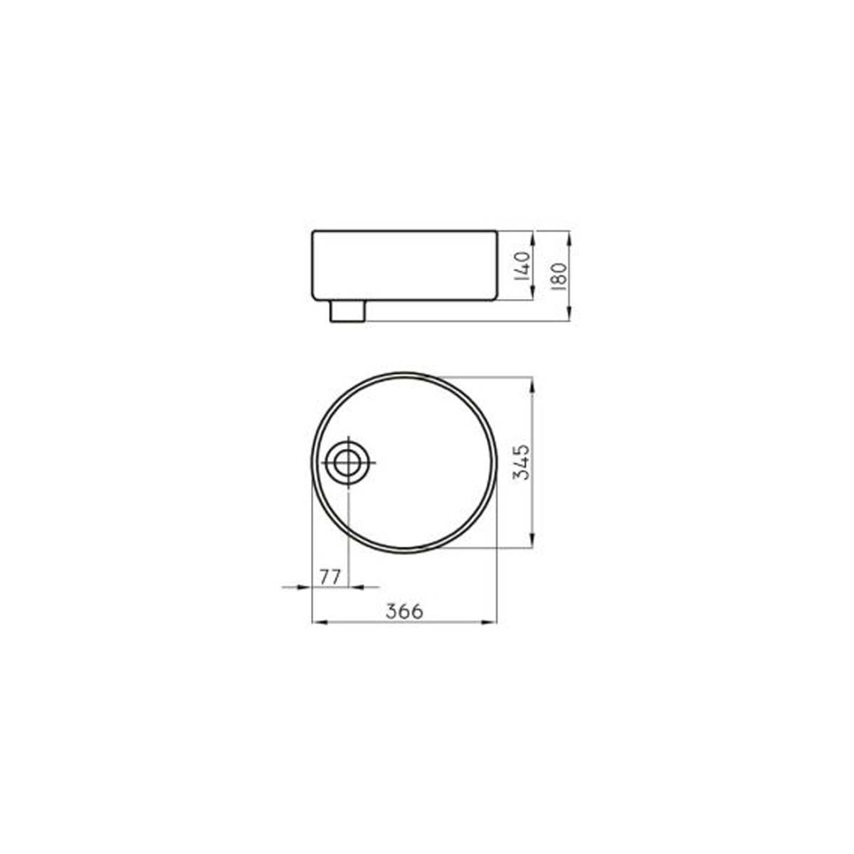 FERRUM TORI BACHA REDONDA 365 MM L244N TOR-BH-007-GS