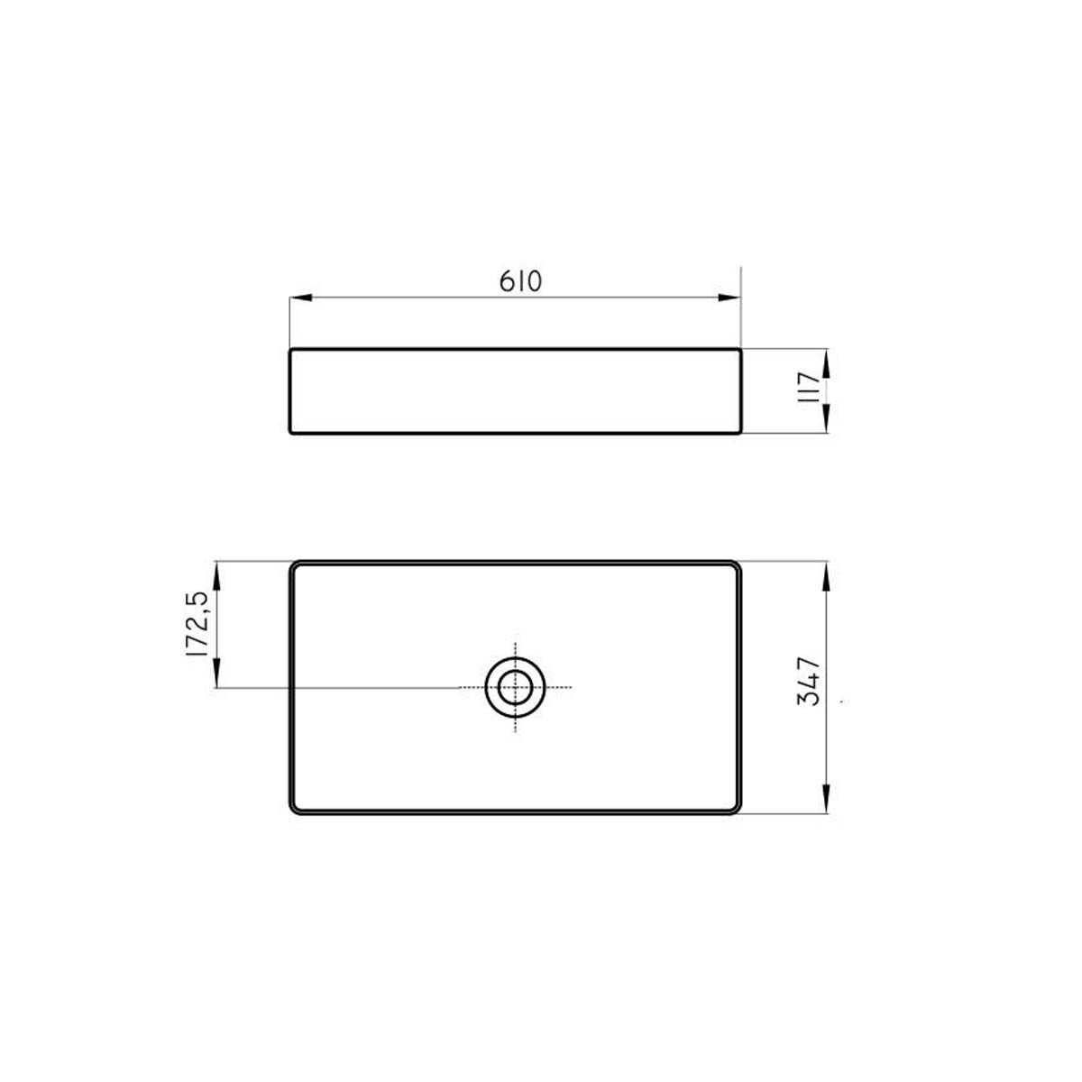 FERRUM COUNTRY BACHA 600X340 LK390 NS CTY-BH-162-NS