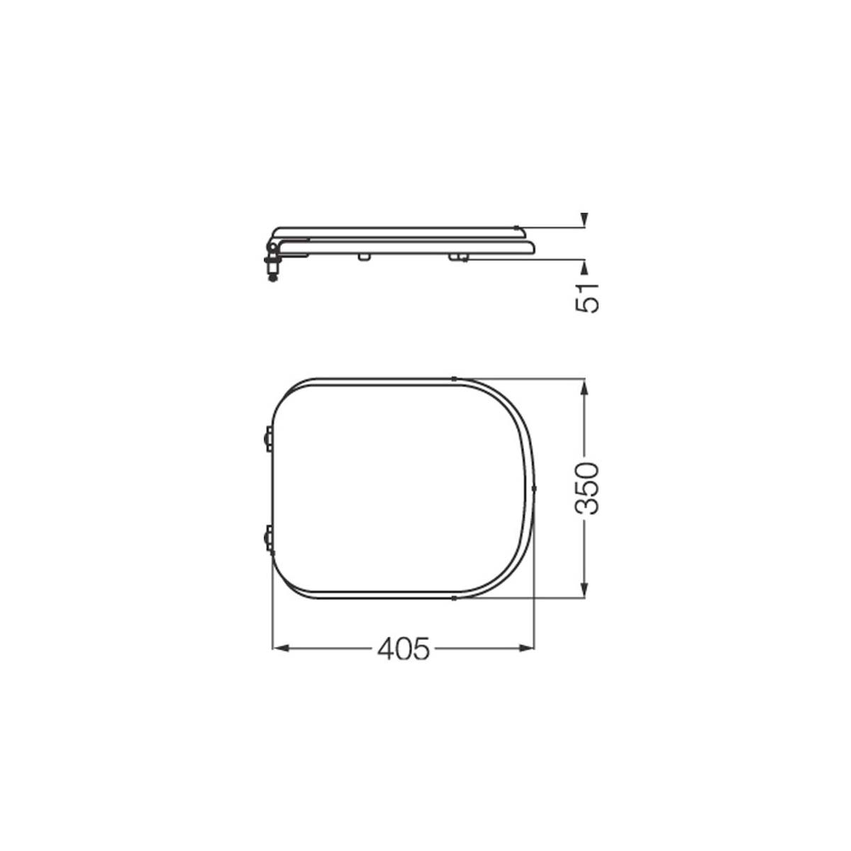 FERRUM BARI TAPA ASIENTO H/CROMO TKXMC BAR-TP-012-BL