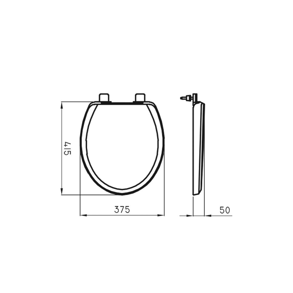 FERRUM ANDINA ASIENTO STD PP TSP AND-TP-005-BL