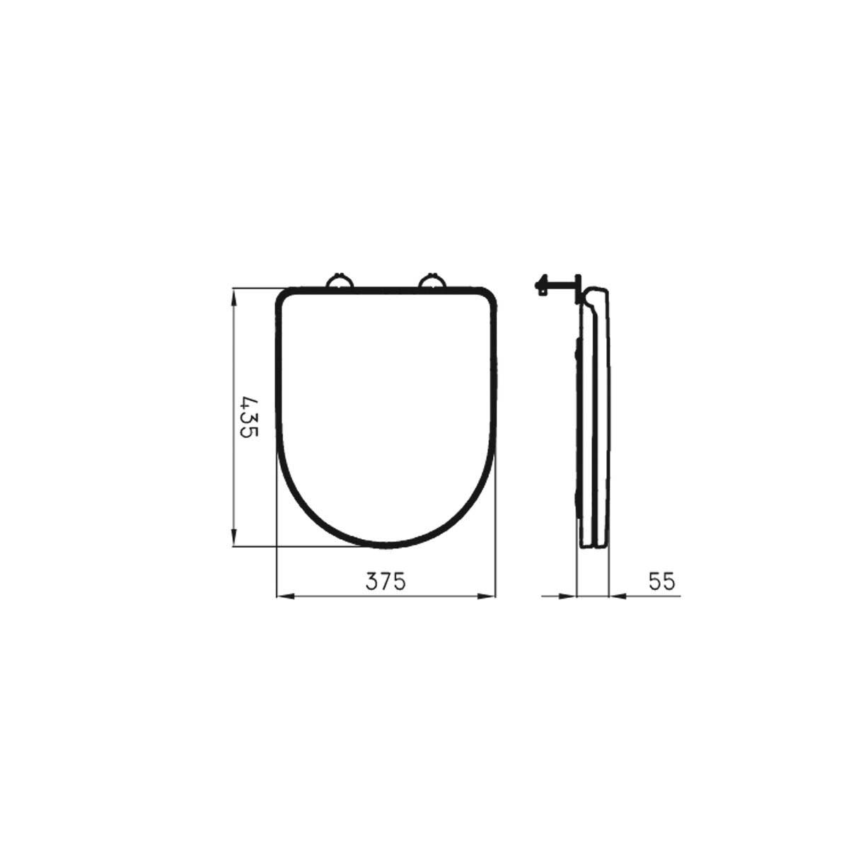 FERRUM FONTANA TAPA INOD UF SOFT CLOSE VENETO TTXUS VNT-TP-004