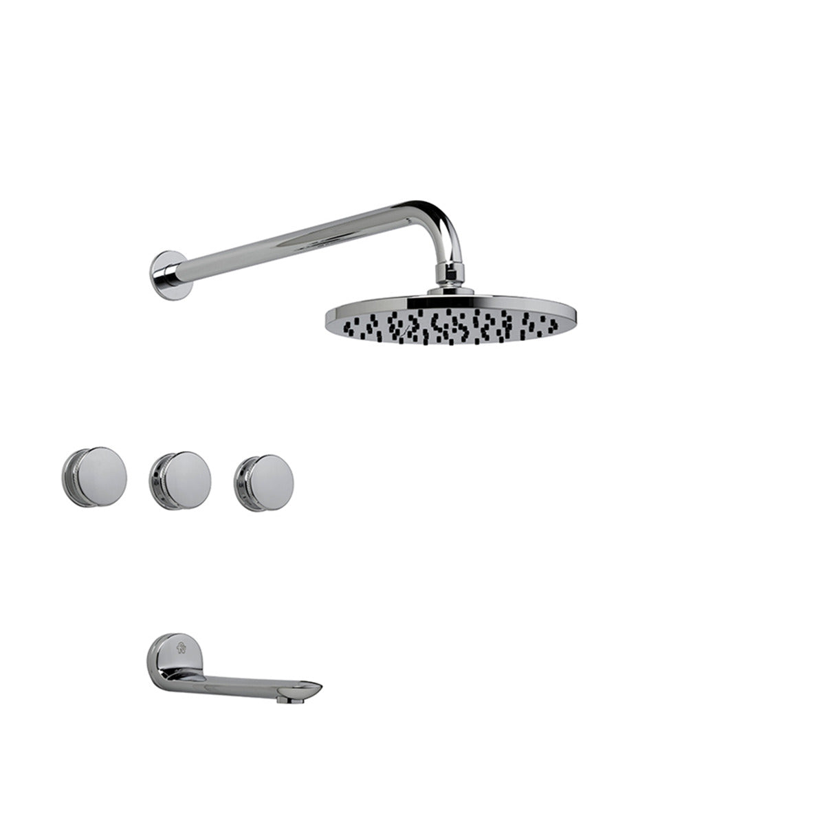 FV NUEVA 44 STOCK JUEGO DE DUCHA DE DOS LLAVES 0103/44N-CR