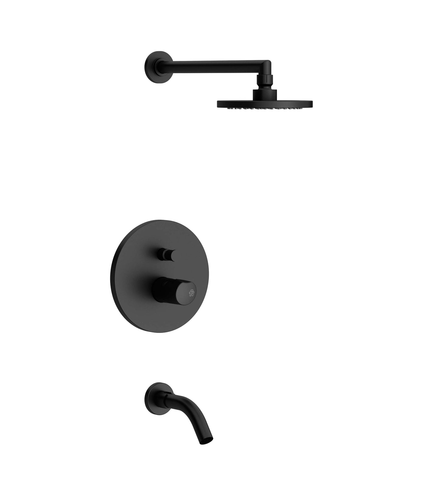 FV CILINDRA MONOCOMANDO DUCHA PARED NEGRO 0106/M5-NG