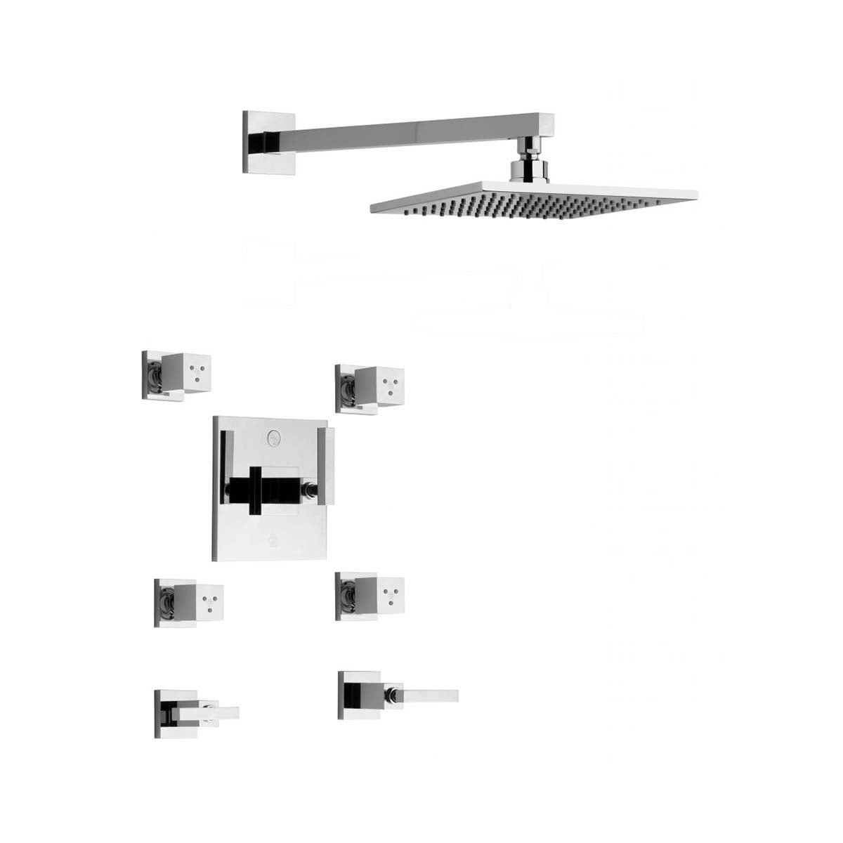 FV DOMINIC LEVER KIT SPA P/BAÑERA Y DUCHA 0626R/85L-CR