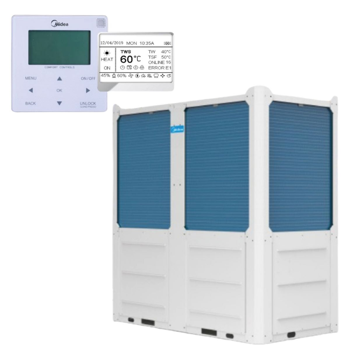 MIDEA INVERTER AQUA THERMAL ENFRIADORA MODULAR 21TR MC-SU75M-RN8L-B