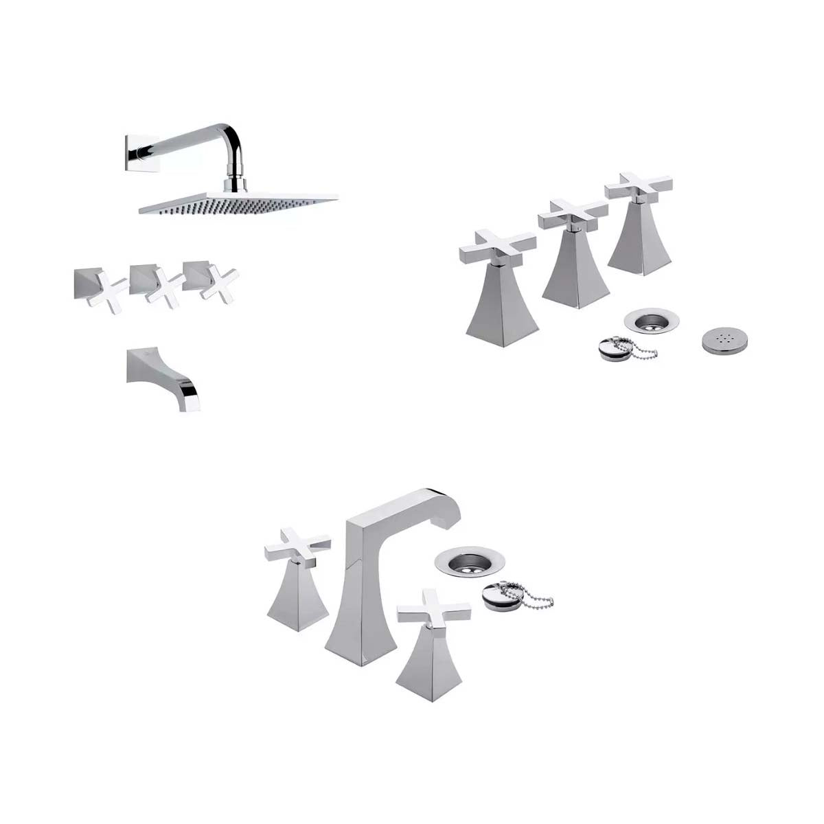 COMBO FV URBANO DUCHA 103/H3 BIDET 295/H3 LAVAT 207/H3 CR