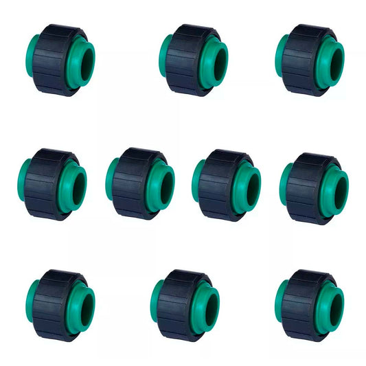 COMBO UNION DOBLE ACQUA SYSTEM DEMA C/TUERCA PLASTICA 20MM X10 UNID