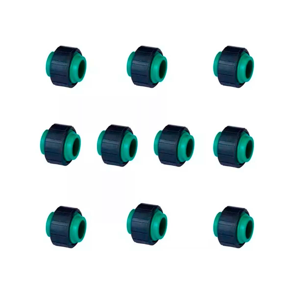 COMBO UNION DOBLE ACQUA SYSTEM DEMA C/TUERCA PLASTICA 25MM X10 UNID