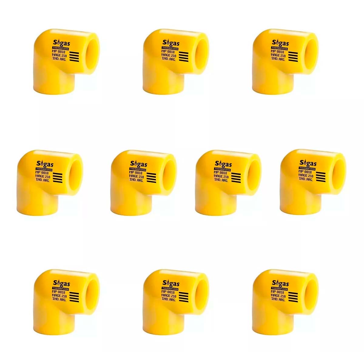 CODO A 90º SIGAS DEMA 20MM POR 10 UNID