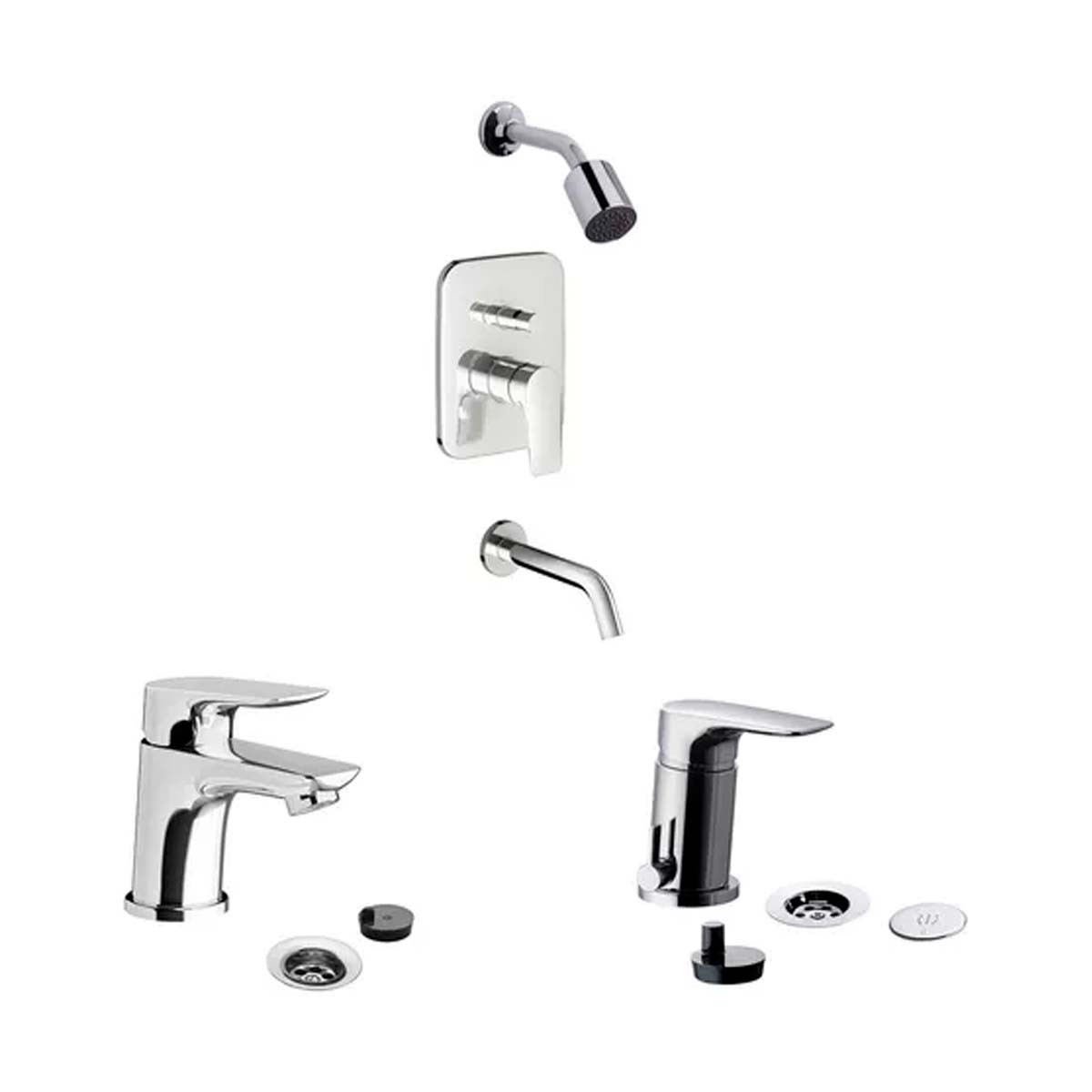 COMBO FV DUCHA 0106/M1CR+LAVATORIO 0181/M1CR+BIDE 0189/M1CR