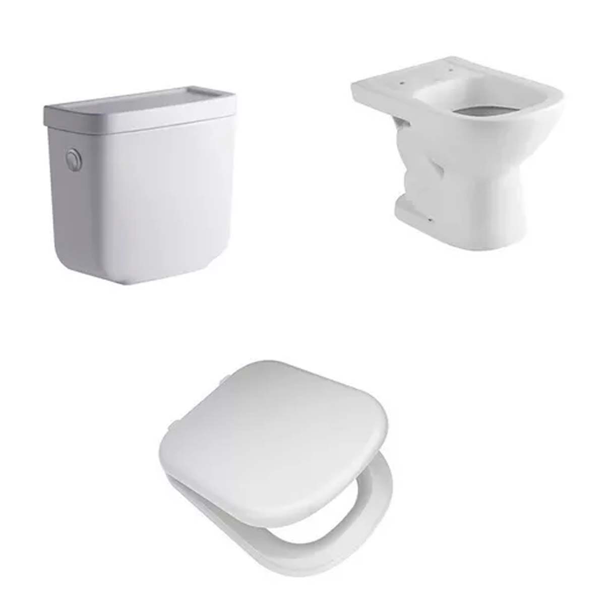 COMBO INODORO BARI FERRUM CORTO +DEPOSITO DKC6F+ASIENTO TKX