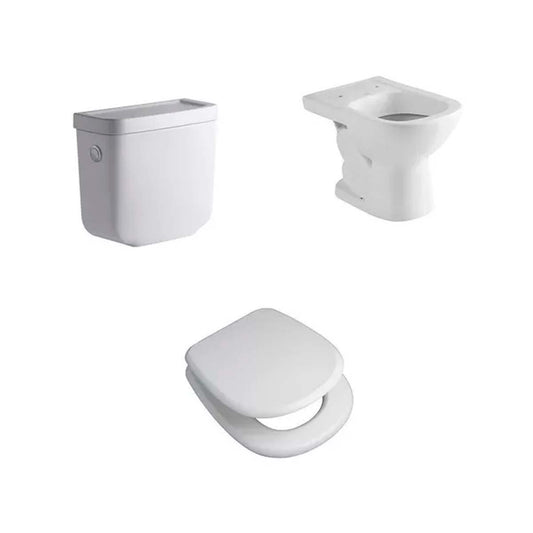 COMBO INODORO BARI FERRUM CORTO+DEPOSITO DKC6F+ASIENTO TKXM