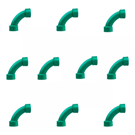 CURVA A 90º DE 20MM ACQUA SYSTEM DEMA 10 UNID