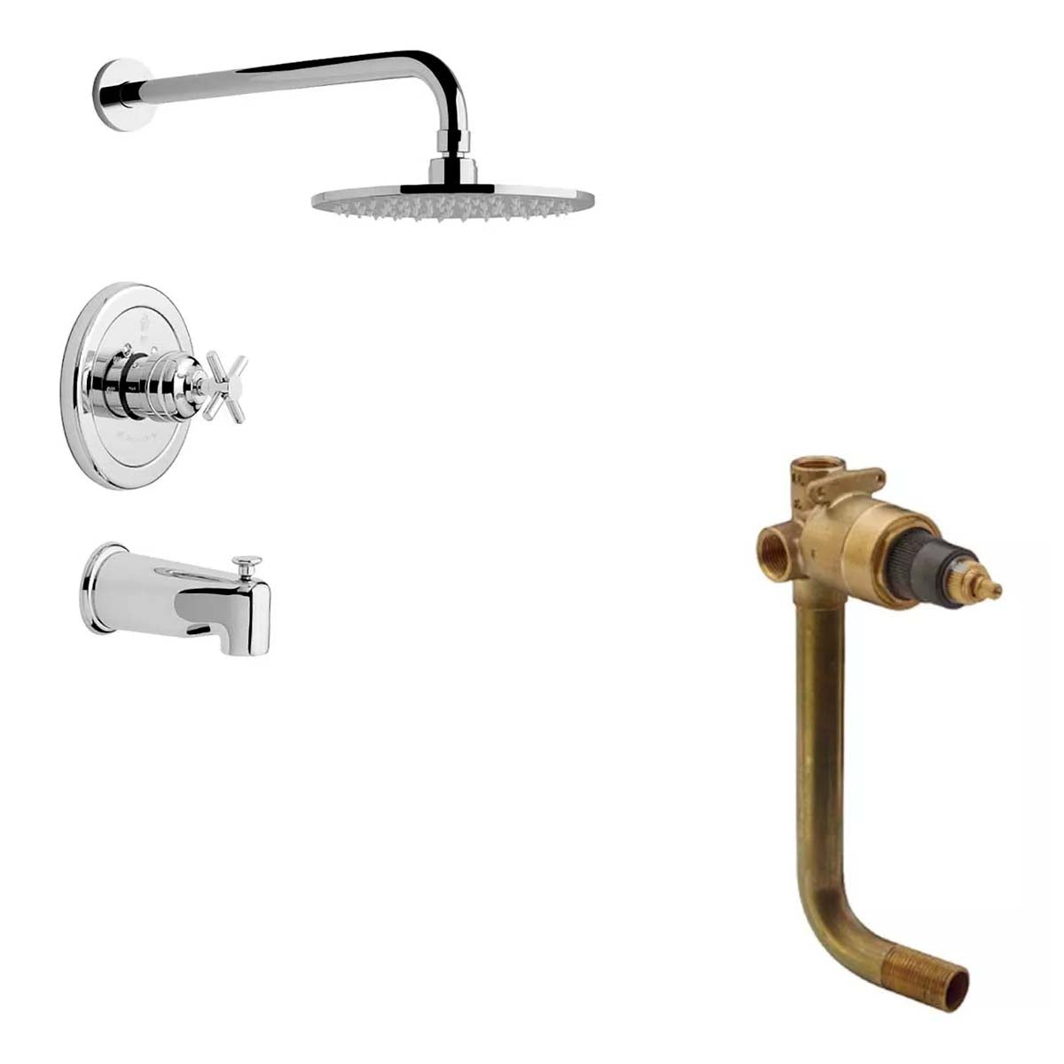 CONJUNTO TEMPLE TERMOSTATICO FV 0216.FVBASE 0216/87-CR