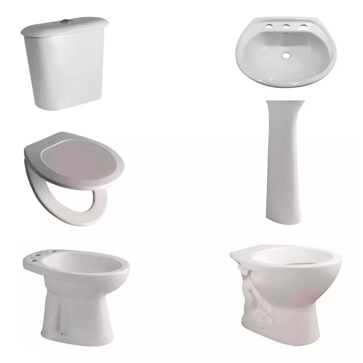 COMBO FERRUM ANDINA CORTO 6 PIEZAS CON ASIENTO TSW1