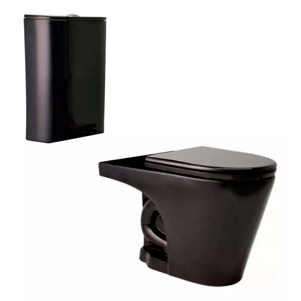 JUEGO DE BAÑO COMPLETO NEGRO MARINA FERRUM