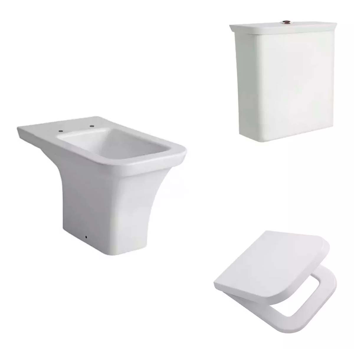 JUEGO DE BAÑO COMPLETO DEPOSITO TOUCHLESS MILENA FERRUM