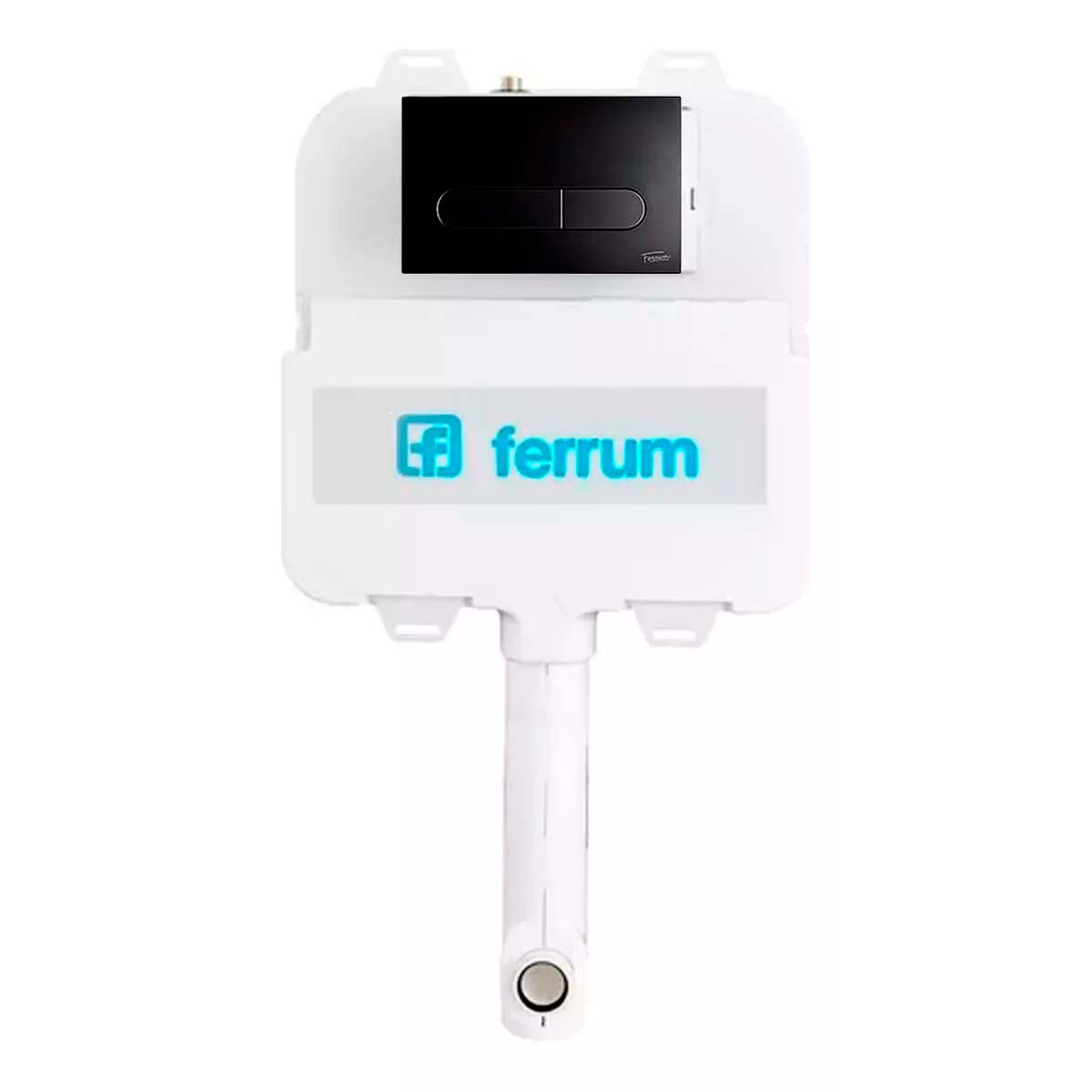 DEPÓSITO EMBUTIR FERRUM D92TE + TAPA DOBLE TECLA VTA56-NS