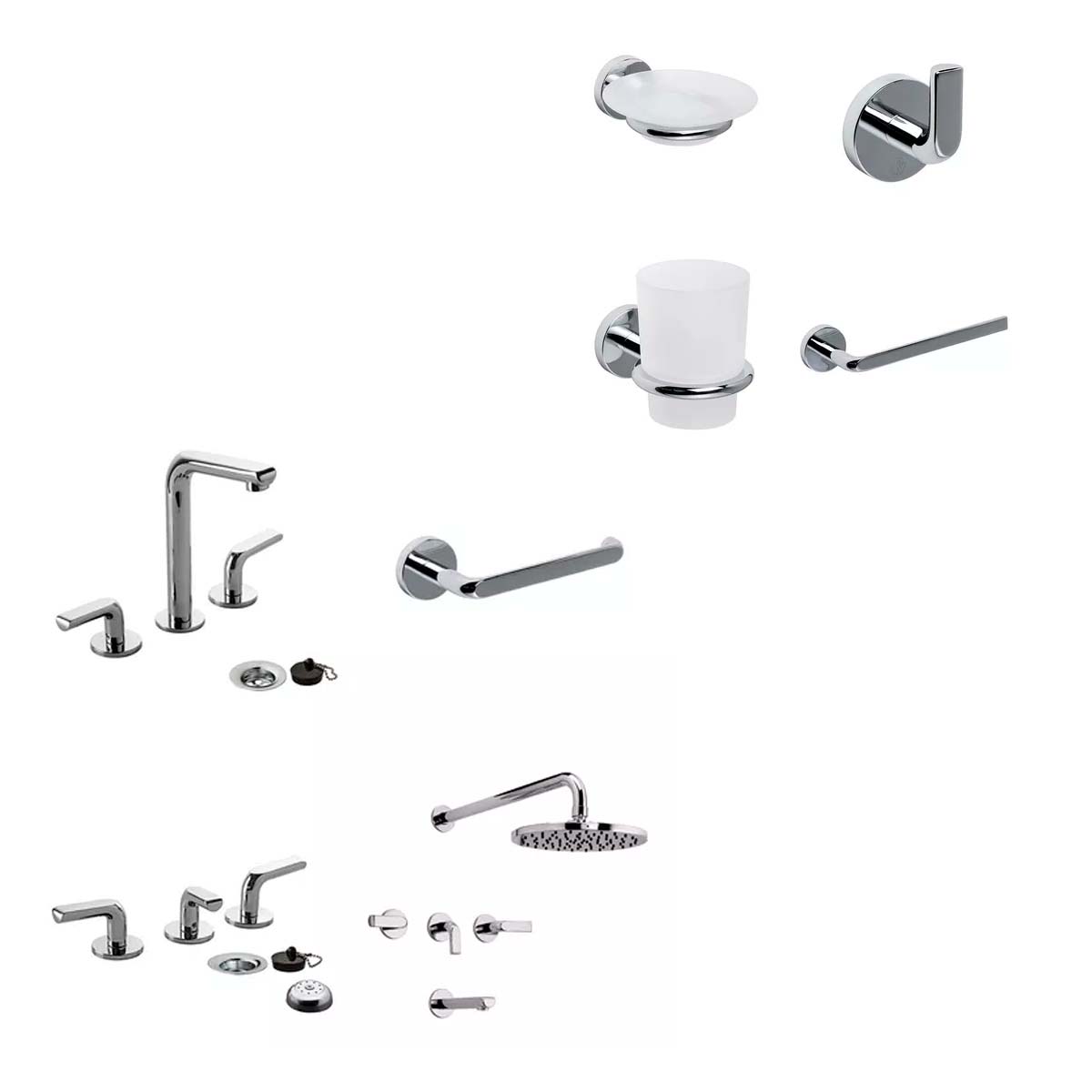 SETS DE ACCESORIOS PARA BAÑO COMPLETO FV CIPRES