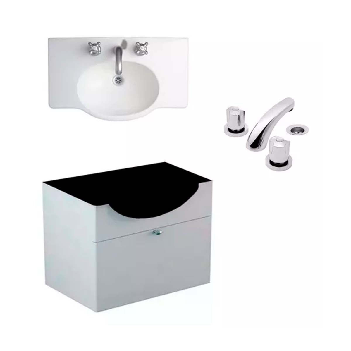 MUEBLE DE COLGAR 64CM VENECIA LAVATORIO FERRUM GRIFERIA FV