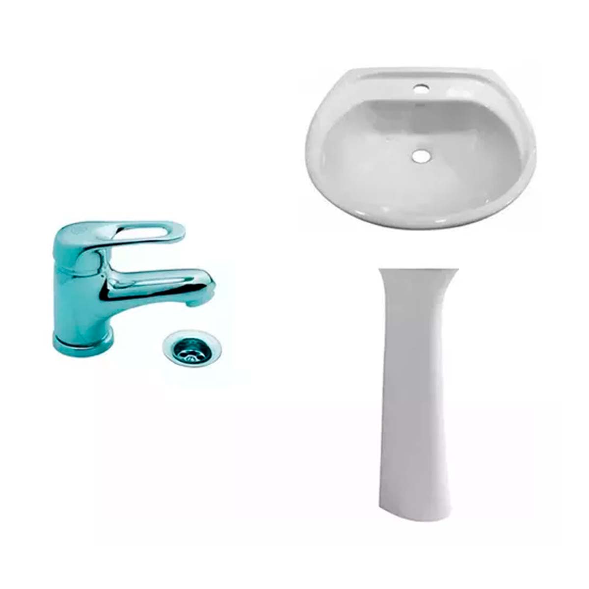 LAVATORIO 1 AGUJERO ANDINA FERRUM GRIFERIA ARIZONA FV