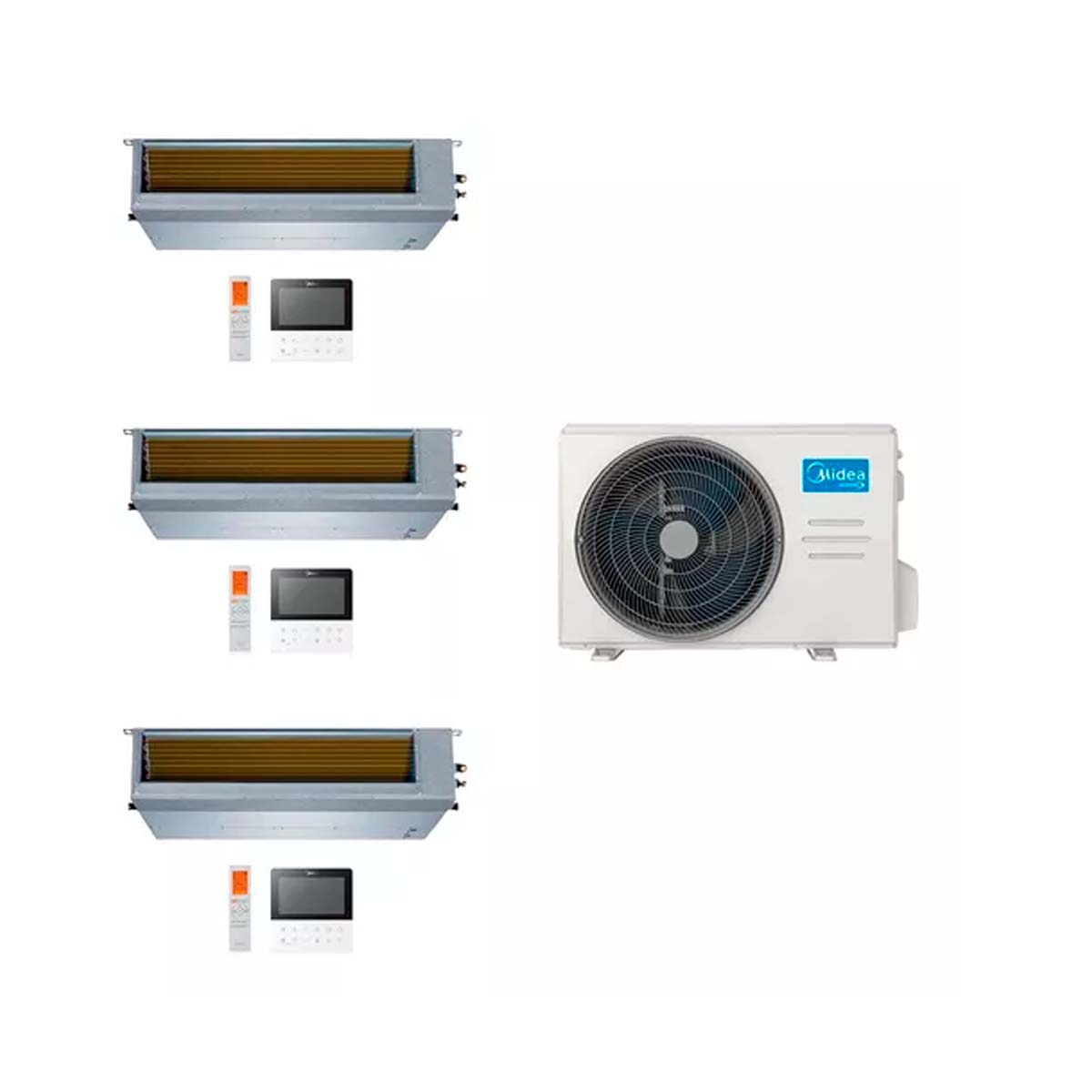 MIDEA AIRE MULTISPLIT INVERTER SMART 27K+9+9+9 DUCTADO