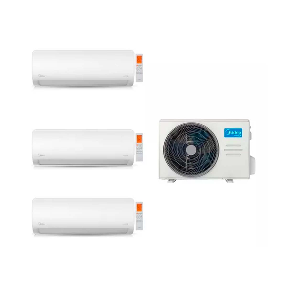 MIDEA AIRE MULTISPLIT INVERTER SMART 27K+9+9+12 PARED