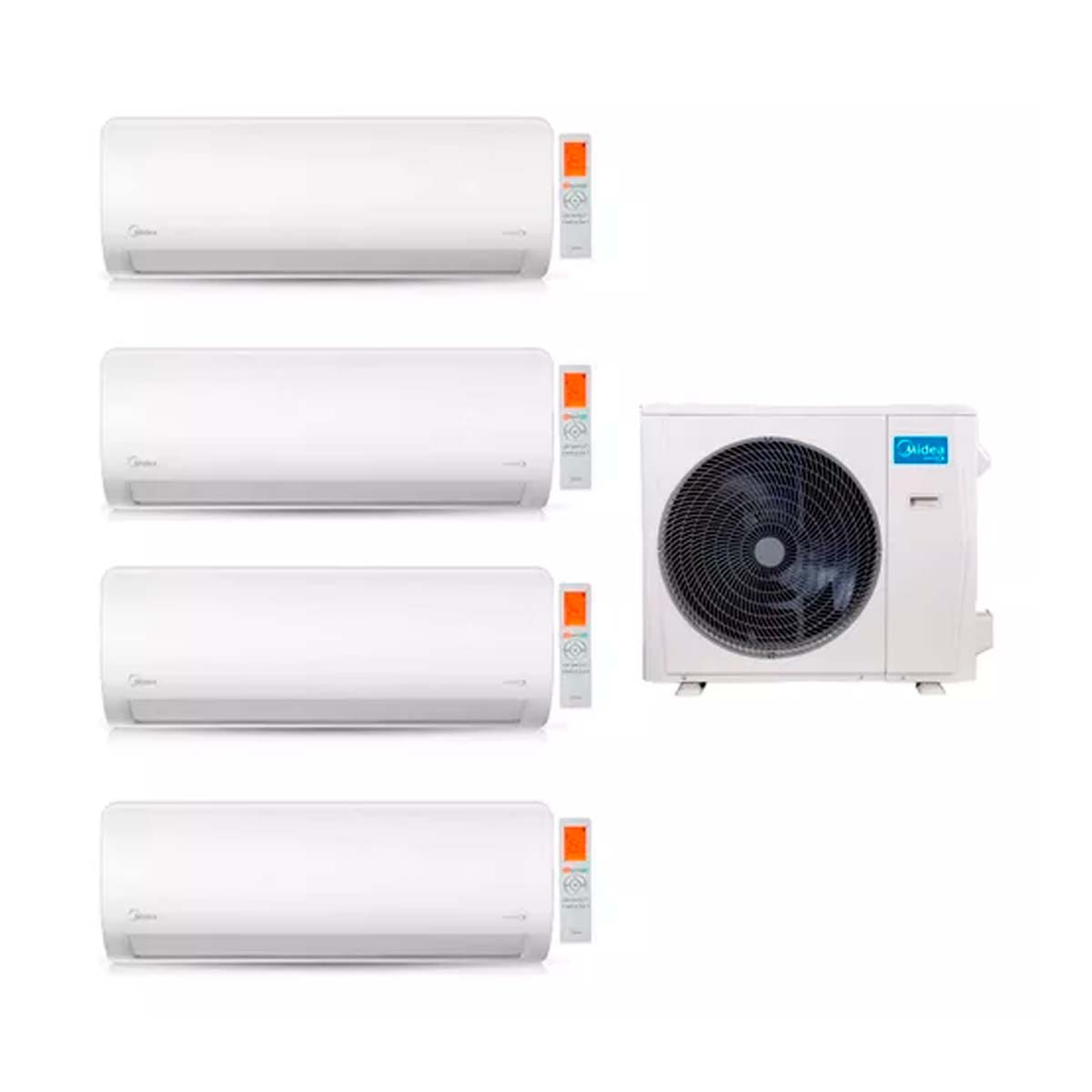 MIDEA AIRE MULTISPLIT INVERTER SMART 36K+12+12+12+18 PARED