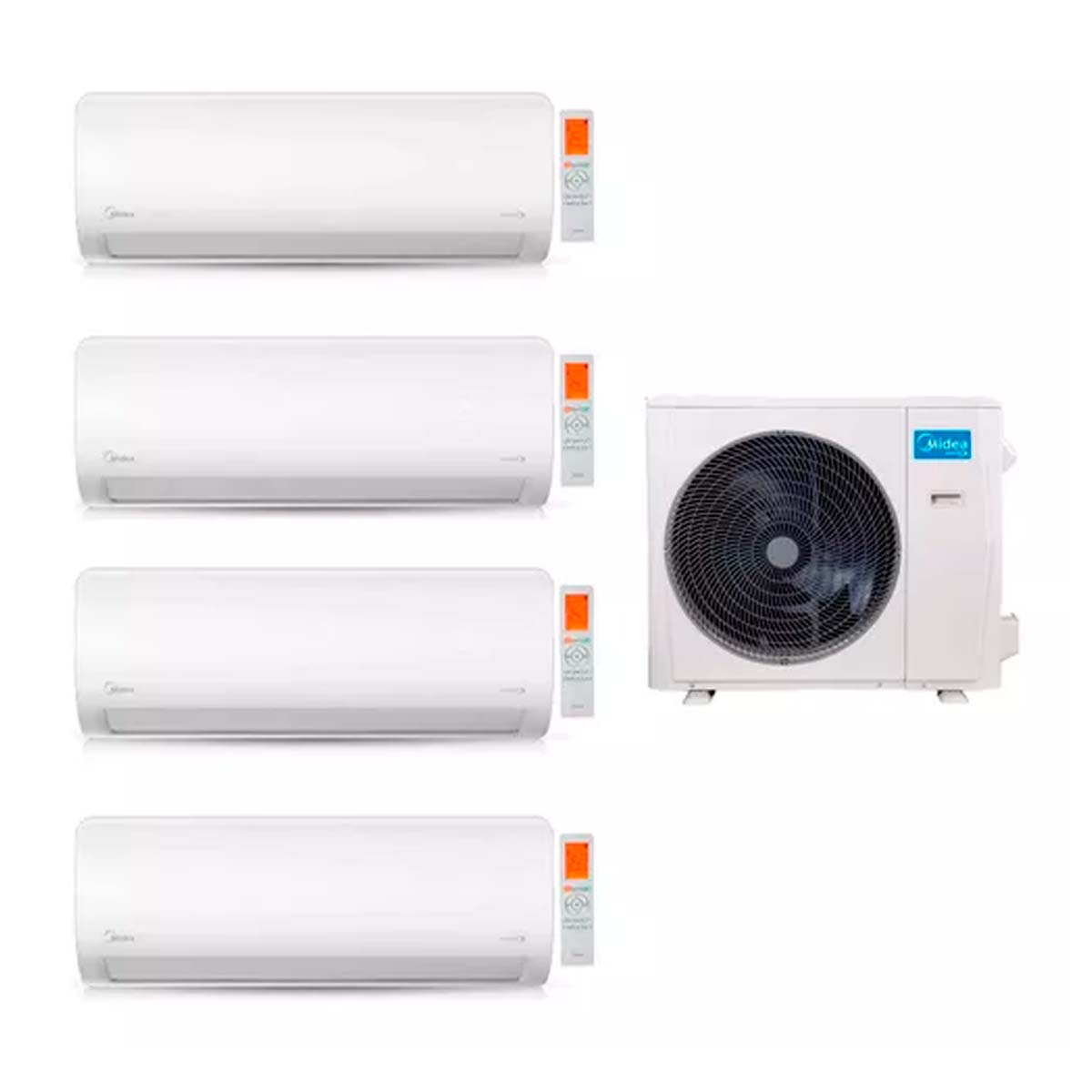 MIDEA AIRE MULTISPLIT INVERTER SMART 36K+9+12+12+18 PARED