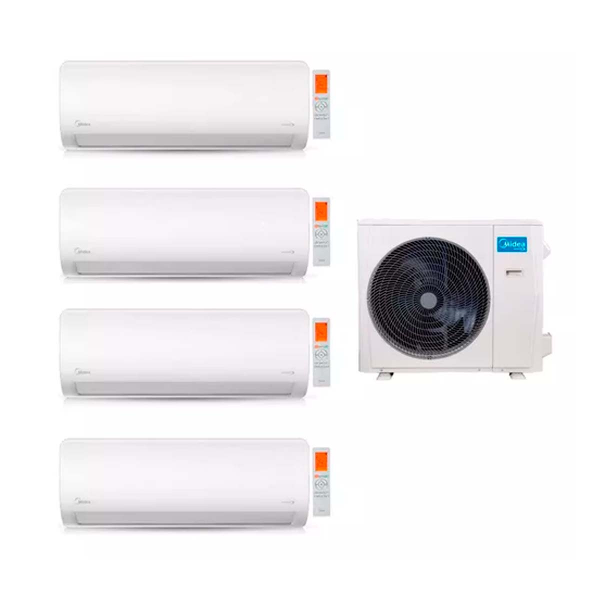 MIDEA AIRE MULTISPLIT INVERTER SMART 36K+9+9+9+18 PARED