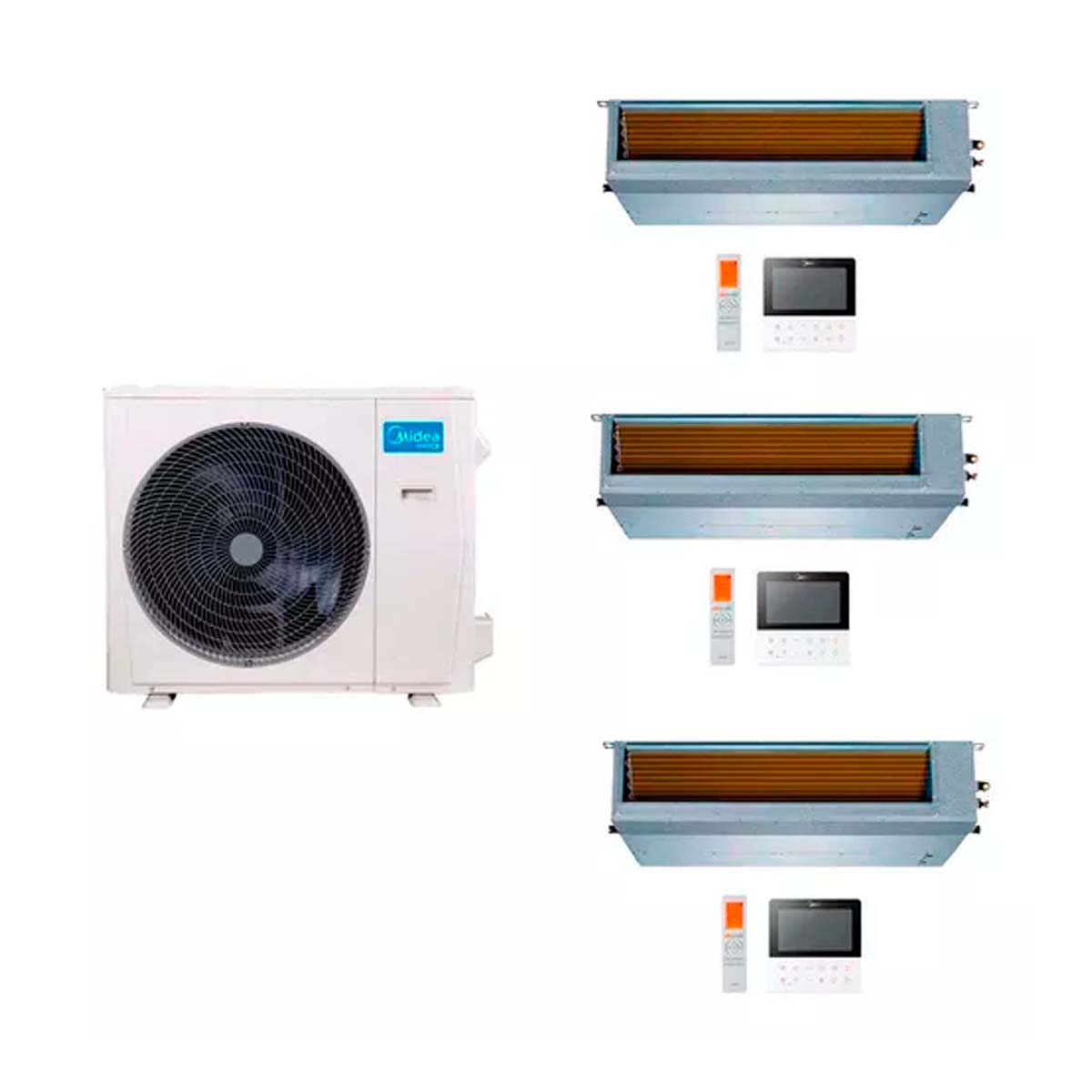 MIDEA AIRE MULTISPLIT INVERTER SMART 36K+9+9+12 DUCTADO