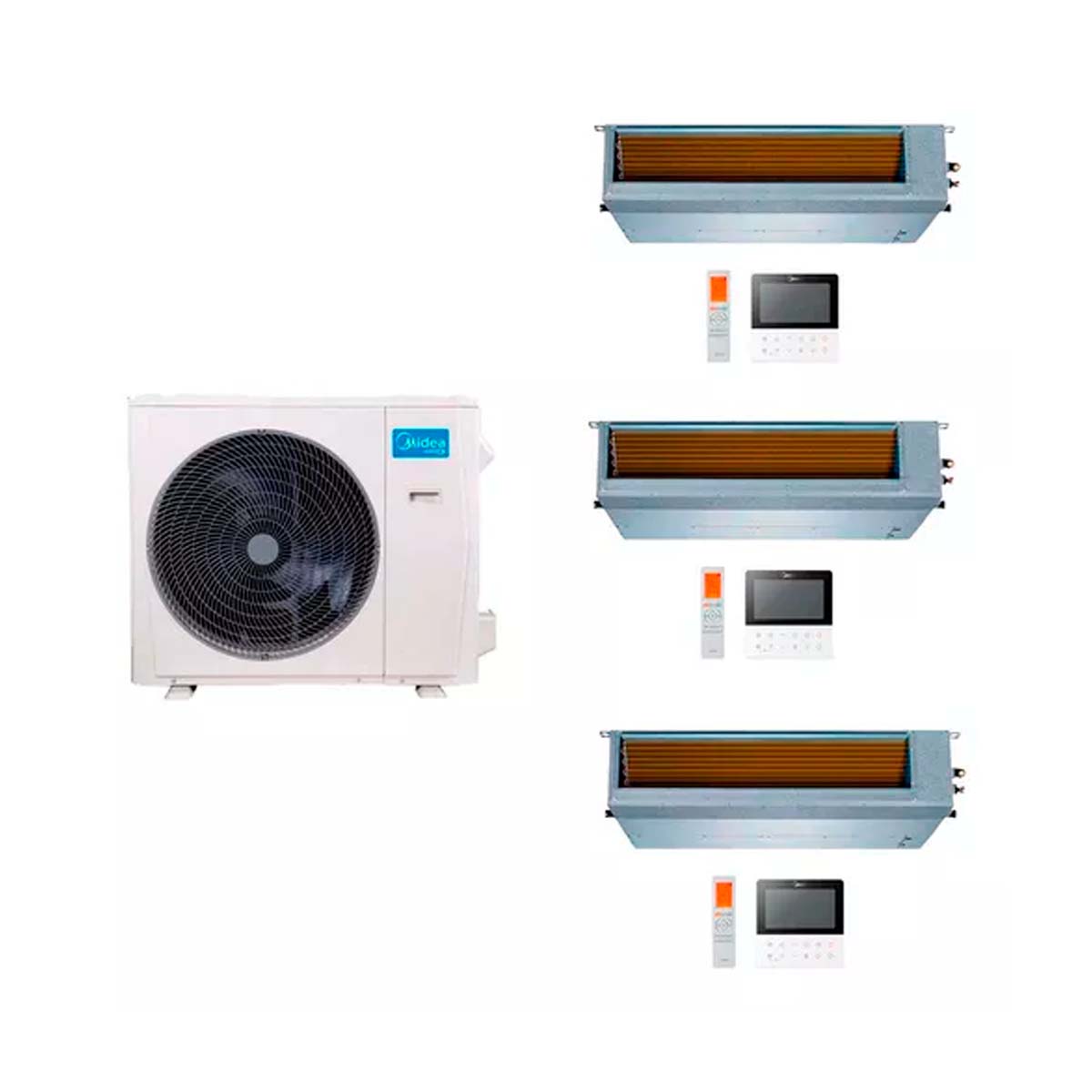 MIDEA AIRE MULTISPLIT INVERTER SMART 36K+9+9+18 DUCTADO
