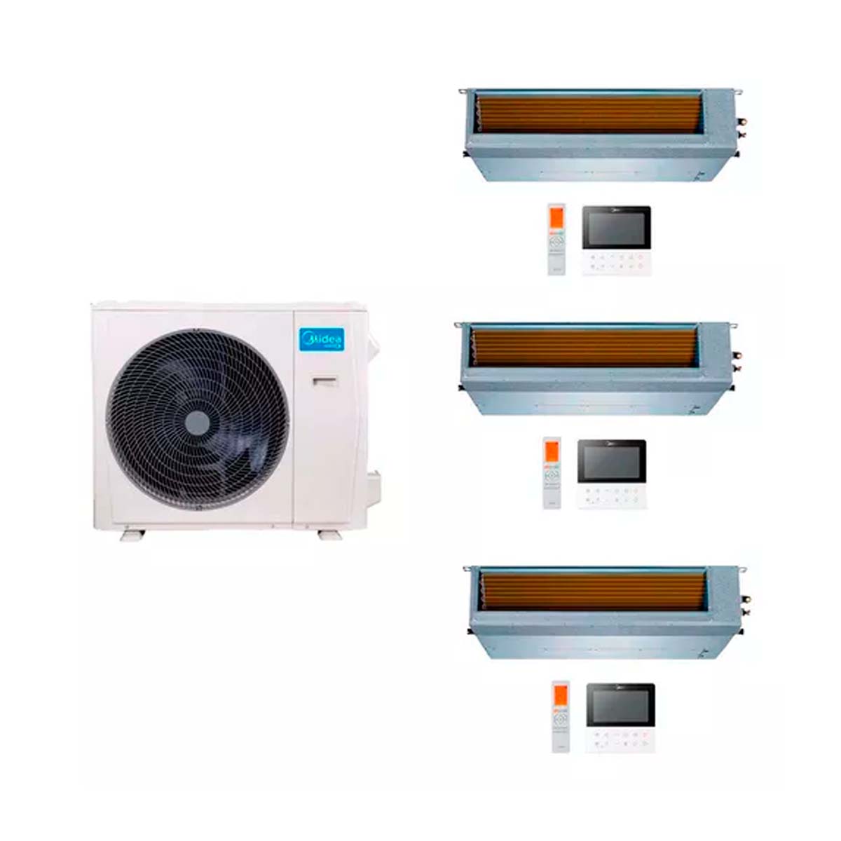 MIDEA AIRE MULTISPLIT INVERTER SMART 36K+9+9+24 DUCTADO