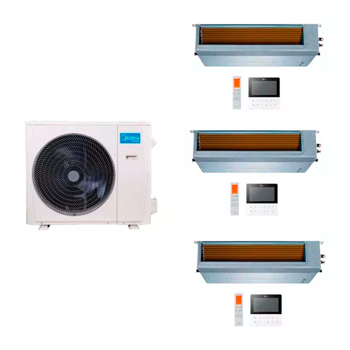 MIDEA AIRE MULTISPLIT INVERTER SMART 36K+9+12+24 DUCTADO