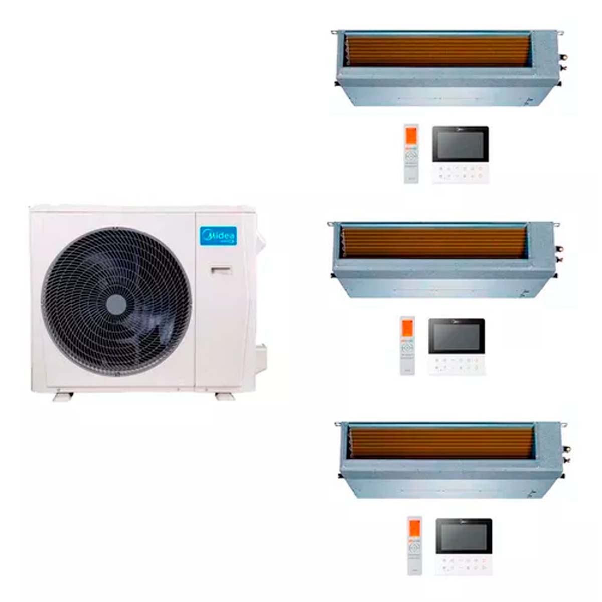 MIDEA AIRE MULTISPLIT INVERTER SMART 36K+12+12+12 DUCTADO