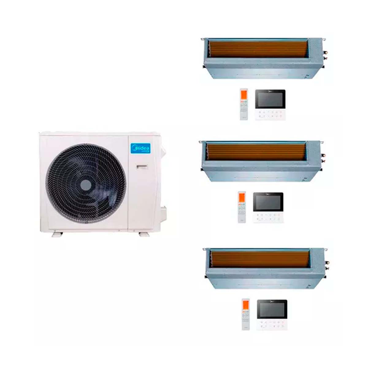 MIDEA AIRE MULTISPLIT INVERTER SMART 36K+9+18+18 DUCTADO