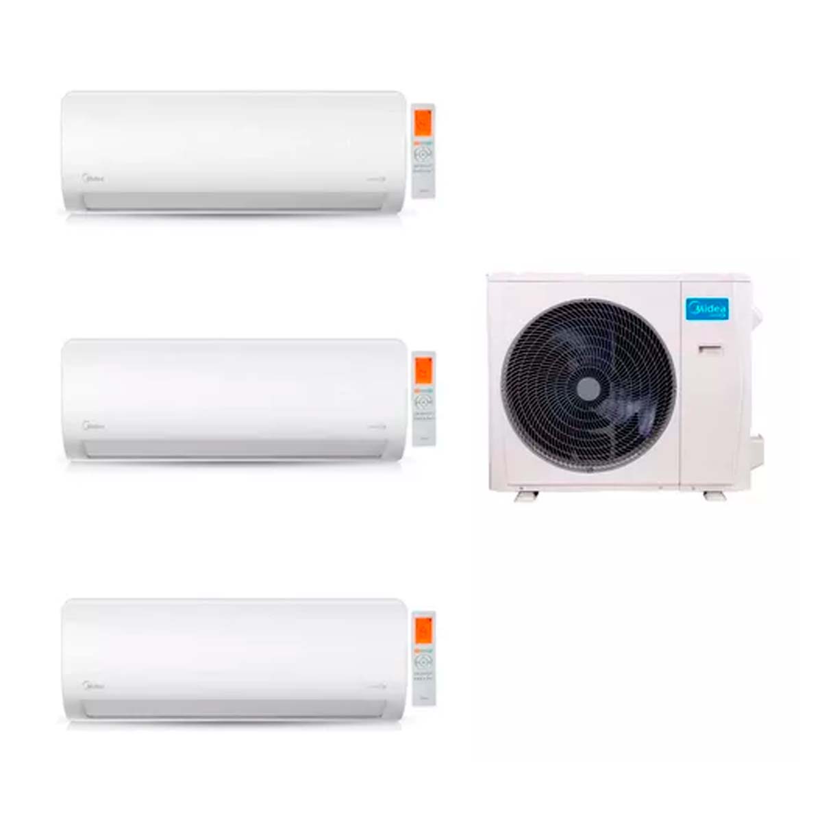 MIDEA AIRE MULTISPLIT INVERTER SMART 42K+9+9+12 PARED