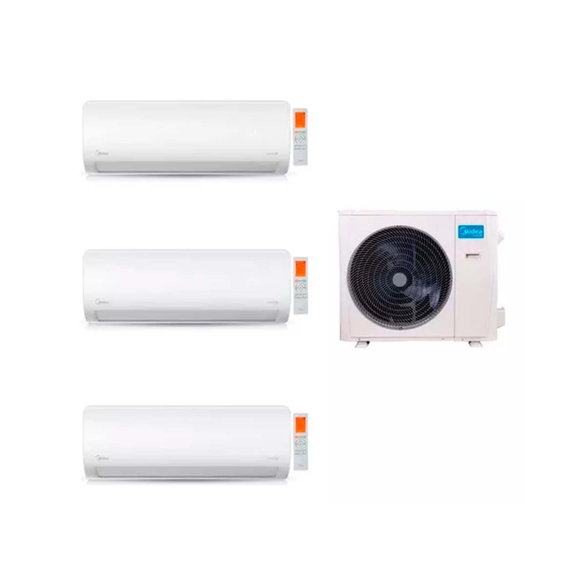 MIDEA AIRE MULTISPLIT INVERTER SMART 42K+12+12+18 PARED