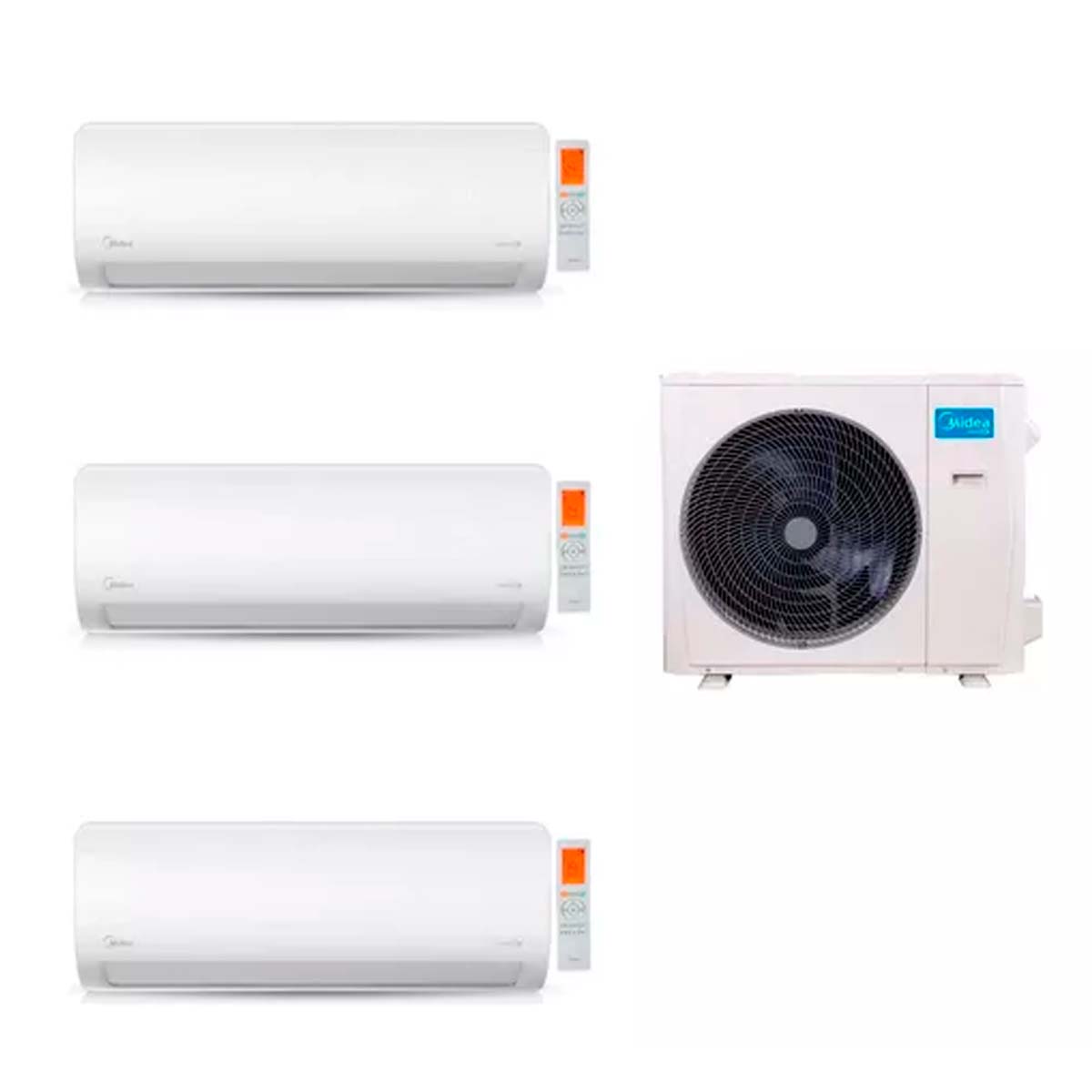 MIDEA AIRE MULTISPLIT INVERTER SMART 42K+12+12+12 PARED