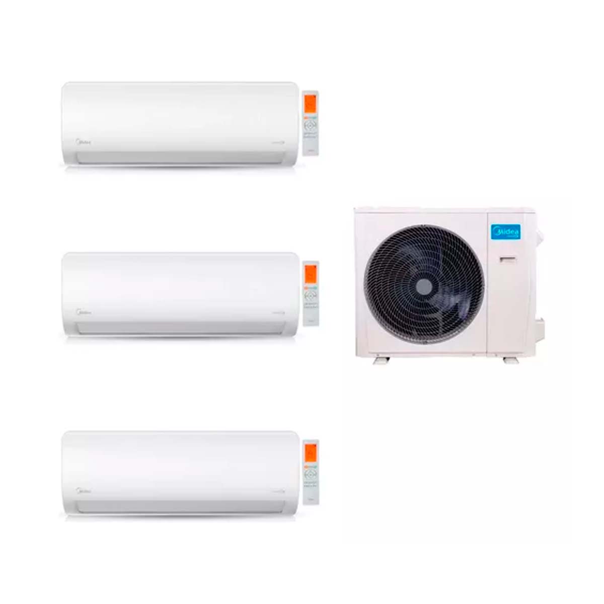 MIDEA AIRE MULTISPLIT INVERTER SMART 42K+9+12+18 PARED