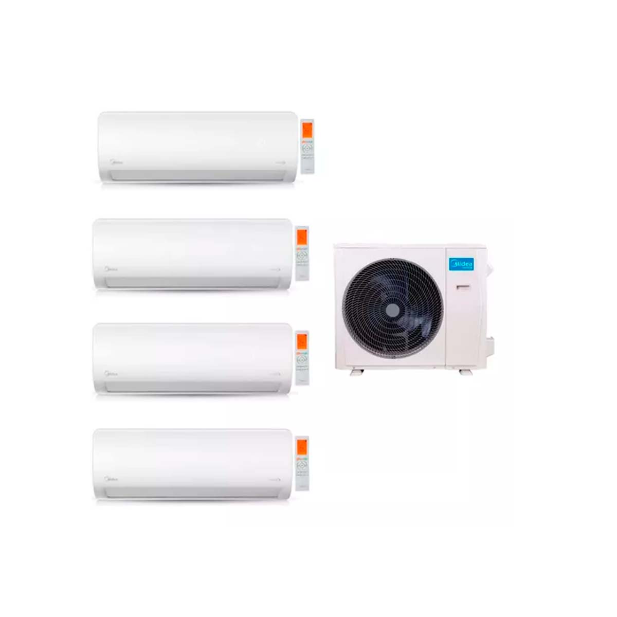 MIDEA AIRE MULTISPLIT INVERTER SMART 42K+9+9+9+9 PARED