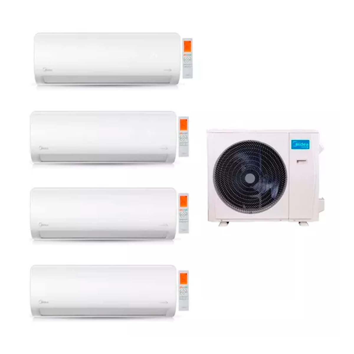 MIDEA AIRE MULTISPLIT INVERTER SMART 42K+9+9+9+12 PARED