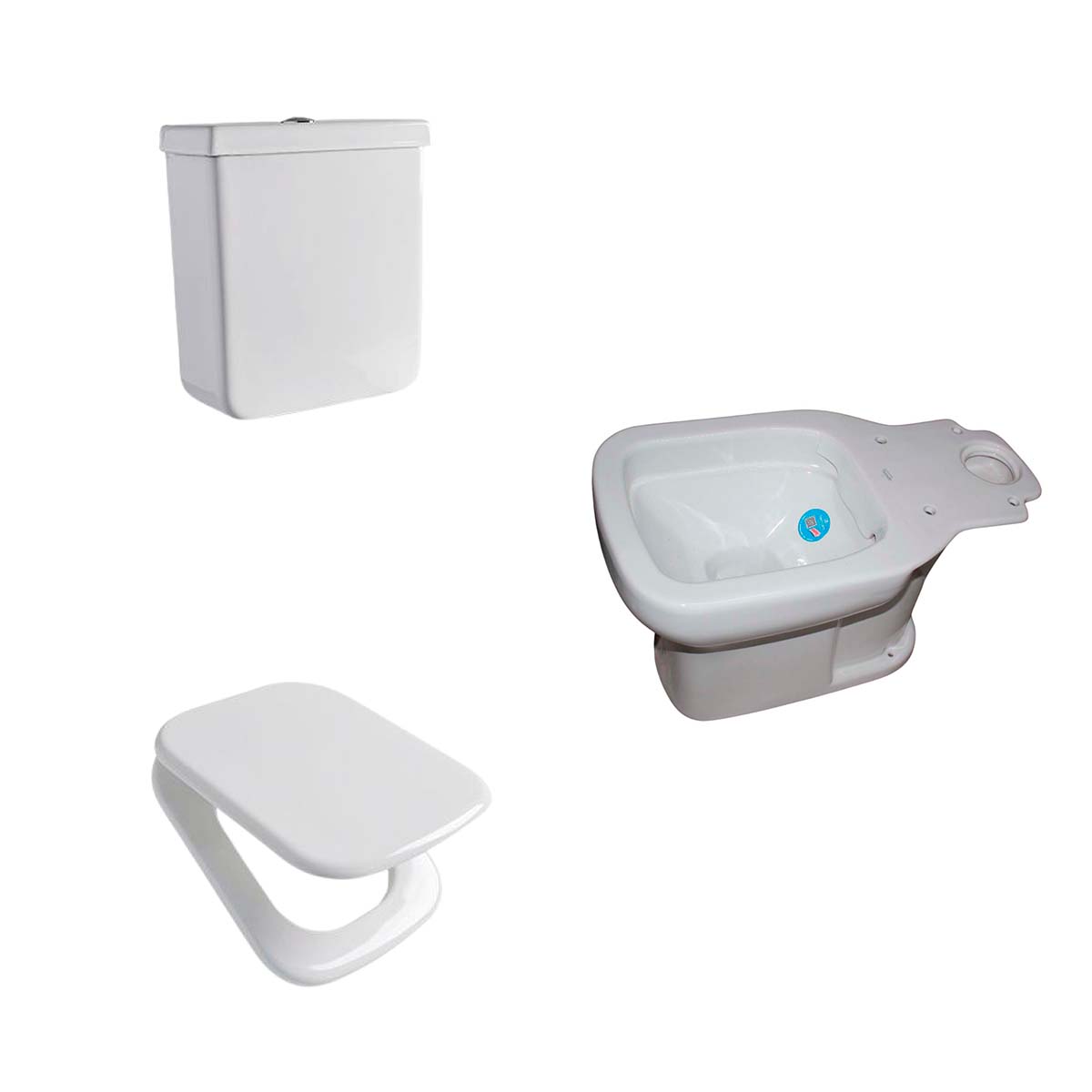 COMBO INODORO LARGO ICLQ-B FERRUM LIMAY DEPOSITO Y ASIENTO