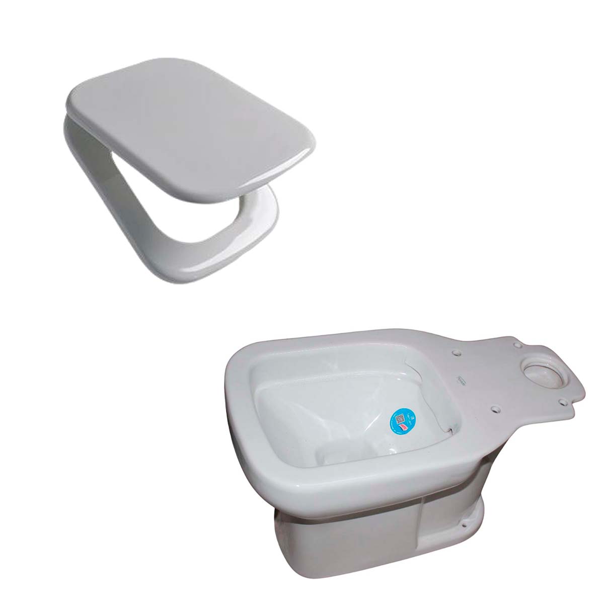 INODORO LARGO 4.5L ICLQ-B Y TAPA HDF H-CR LIMAY FERRUM