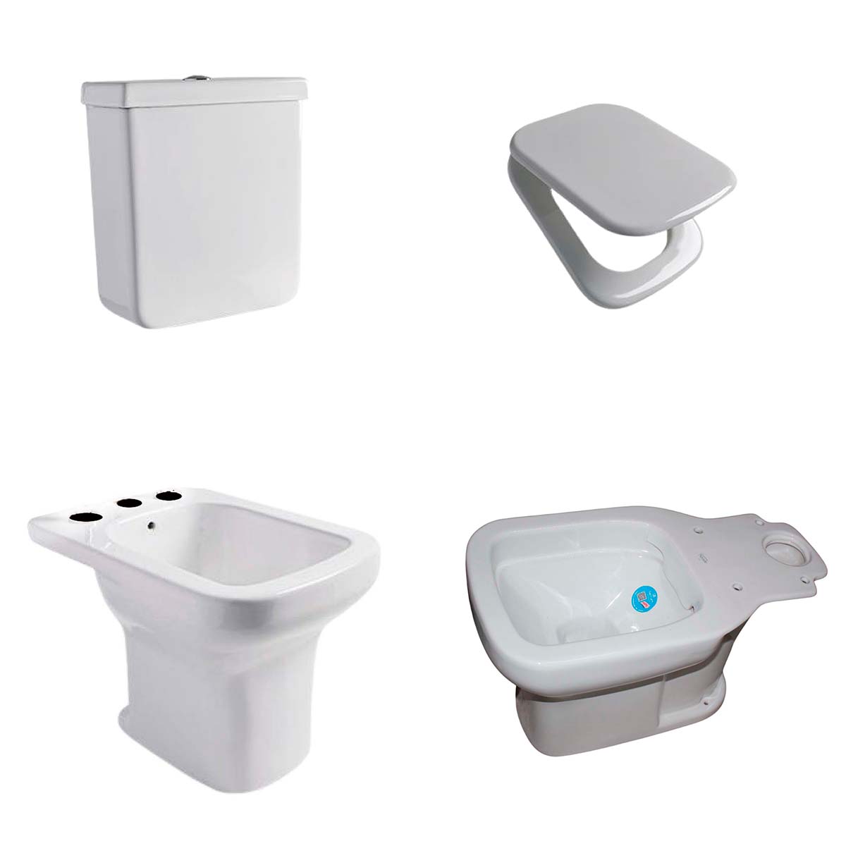 COMBO INODORO LARGO LIMAY FERRUM DEPOSITO BIDE 3 AGUJ. TAPA