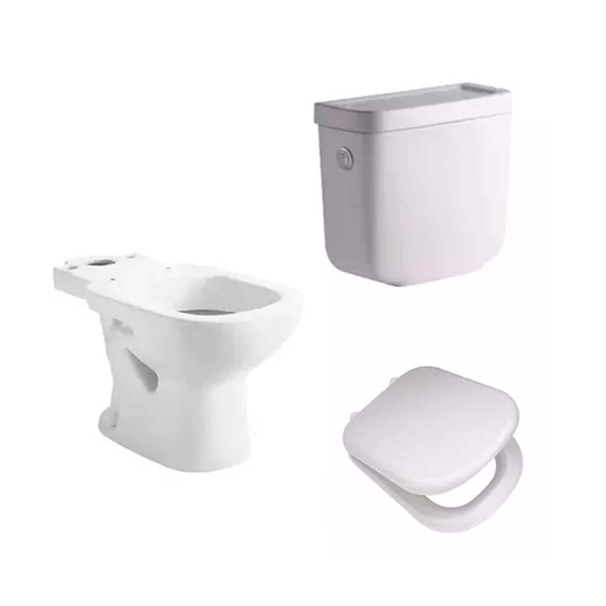 JUEGO DE BAÑO INODORO LARG DEPOSITO Y TAPA TKSP BARI FERRRU