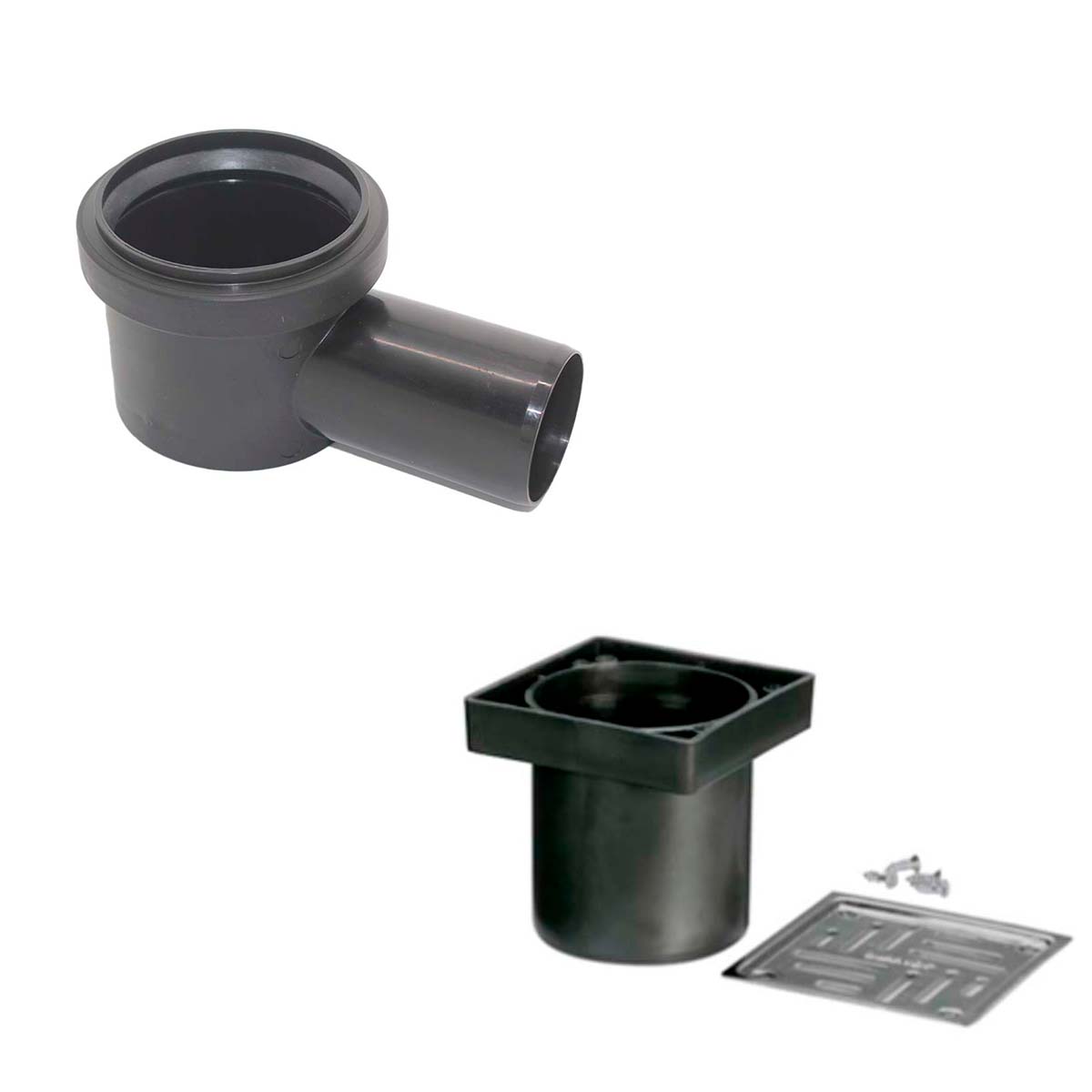 KIT DUCHA DURATOP 40 HORIZIONTAL RECEPTACULO Y REJILLA ECO