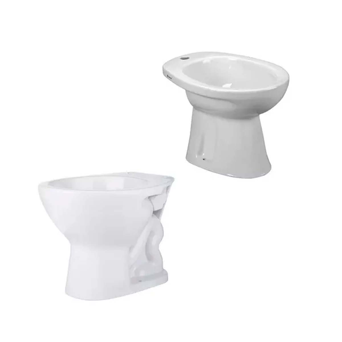 COMBO FERRUM ANDINA INODORO CORTO + BIDET 1 AGUJERO